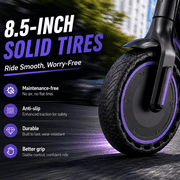 Electric Scooter for Adults, Youth & Big Kids – 19 MPH, 19 Miles Range, Foldable E Scooter with App Control, Dual Braking & Lights, Lightweight Commuting Scooter
