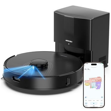 Airrobo Q20  Robot Vacuum and Mop Self Emptying& Refilling,8000Pa Powerful Suction, Precision Navigation,Multi-Surface, Pet Friendly