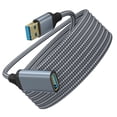 thumbnail image 2 of USB Extension Cable Widely Compatible High-speed Transmission Braided USB3.0 Male to Female Extension Line for Laptop, 2 of 8