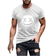 thumbnail image 2 of Blusas y camisas de manga corta y cuello redondo para hombre. Blusas/camisetas de manga corta con cuello redondo y estampado de Halloween para hombre. Blusa para hombre., 2 of 5