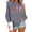 Gray, variant on Women's Christmas Sweater Crew Neck Fashion Print Knit Pullover Casual Long Sleeve Oversized Tops Ugly Sweater