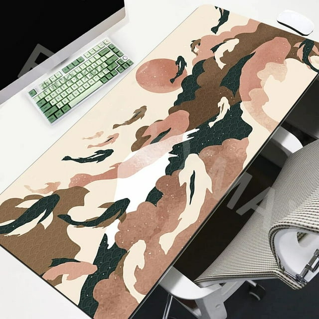 Clouds Art Large Mouse Mat Gaming Mousepad Big Gamer Mousepads 100x55cm Nonslip Rubber Keyboard Mats Desk Pad Mouse Pads