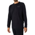 thumbnail image 2 of Under Armour Logo Chest Long Sleeve T-Shirt, Black, 2 of 5