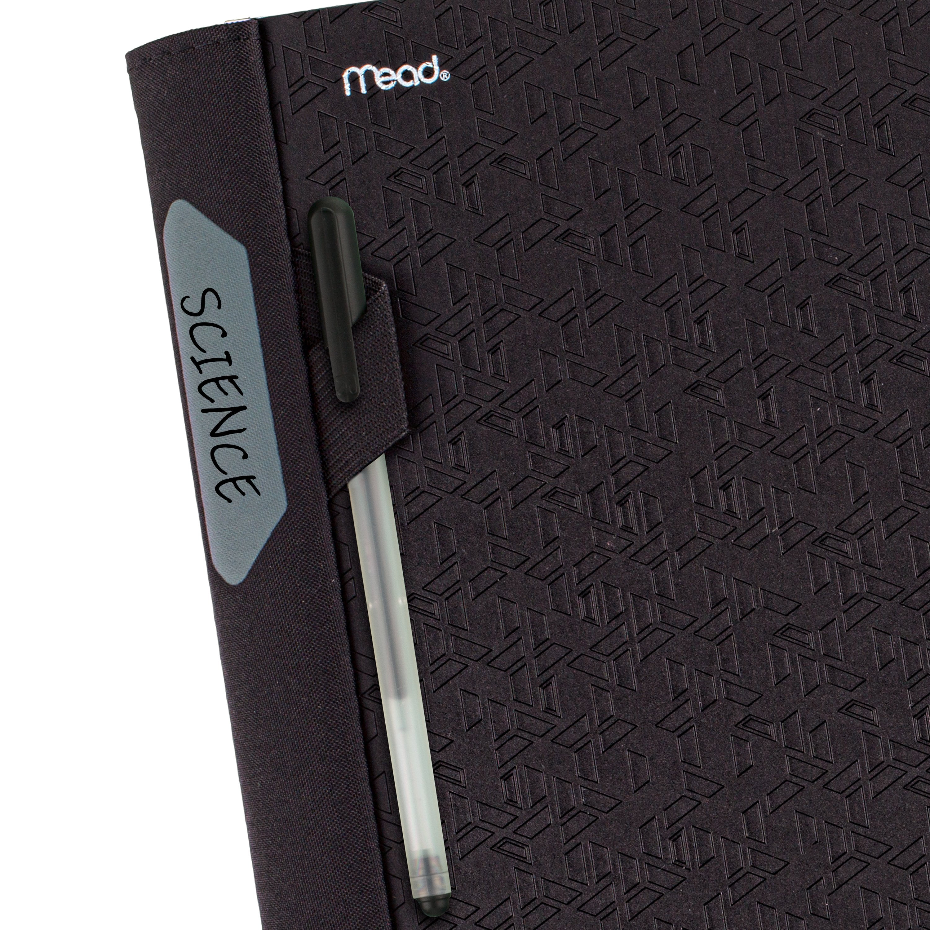 (3 pack) Five Star Advance 1 Subject College Ruled Notebook Plus Study App, 8.5" x 11", Black, Poly, Spiral, 100 Sheets