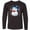 AB-Black, variant on Inktastic Holiday Snowman Long Sleeve Youth T-Shirt