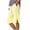 Yellow, variant on JIA JIA SHUANG Capri Pants for Women High Waist Loose Fit Capris with Pockets Side Split Gradient Cropped Pants Summer Fashion Beach Outfit