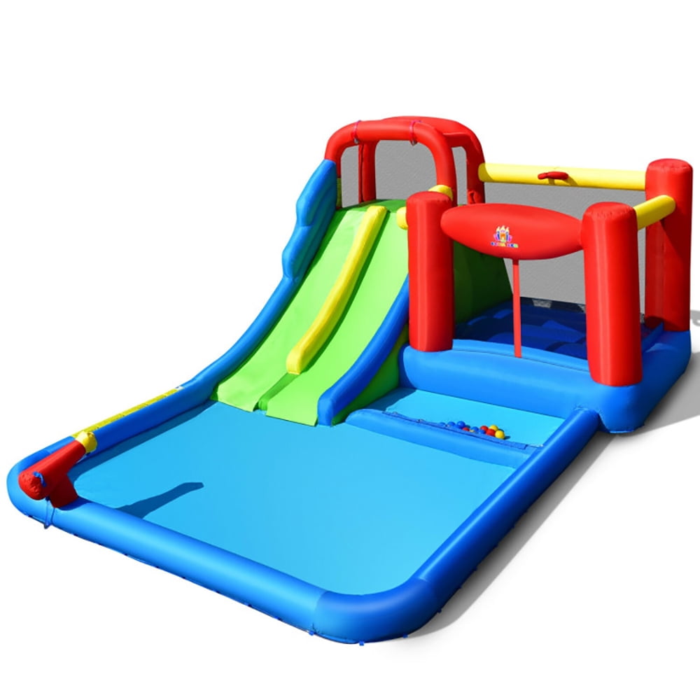 Aimee Lii Inflatable Water Slide Kids with Ocean Balls and 780W Blower, Bounce House Water Slide for Kids 3-10