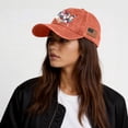 thumbnail image 7 of GrmtClth 250 Anniversary Usa Hats Celebrations 1776 Print Baseball Caps Classic Distressed Washed Caps Trend Adjustable Headwear Saffron, 7 of 7