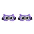 thumbnail image 3 of Seitruly Cubierta de ojo para dormir para niños, diadema con los ojos vendados de viaje, parche decorativo , visera y cómoda, color púrpura Violeta 2Conjunto, 3 of 6