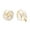 B, variant on Yoursfs Gold Plated White Love Knot Clip on Earrings for Women Non-Pierced Knot Earrings