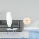 thumbnail image 2 of Cubierta de lámpara de pie,Lámpara de pie decorativa con pantalla de papel de arroz,Lámpara de pie clásica con pantalla y accesorios de iluminación,Reloj de pared,Reloj de pared decorativo, 2 of 8
