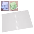 thumbnail image 1 of Binding Covers, 50Pcs Sheet Protector Paper Binding Cover Clear Book Cover Matte A5 20 Holes PP Plastic for Presentation, 1 of 7