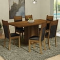 thumbnail image 2 of Juego de Comedor Mesa con 6 Sillas Madesa Augusta Marrón/Negro, 2 of 10
