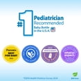 thumbnail image 4 of Dr. Brown's Anti-Colic Options+ Narrow Glass Baby Bottle, 8oz/250 ml, Slow Flow Nipple, BPA Free, 0m+, 2 Pack + Mint Silicone Sleeve, 4 of 14