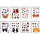 thumbnail image 1 of 48 hojas 8 estilos Crea una cara Pegatinas de animales Crea tus propias pegatinas de perros y gatos Pegatinas para mezclar y combinar Calcomanías autoadhesivas, 1 of 7