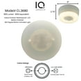 thumbnail image 2 of IQ America 6 inch Battery Operated Motion Sensor Ceiling Light 800 lumens, 2 of 5