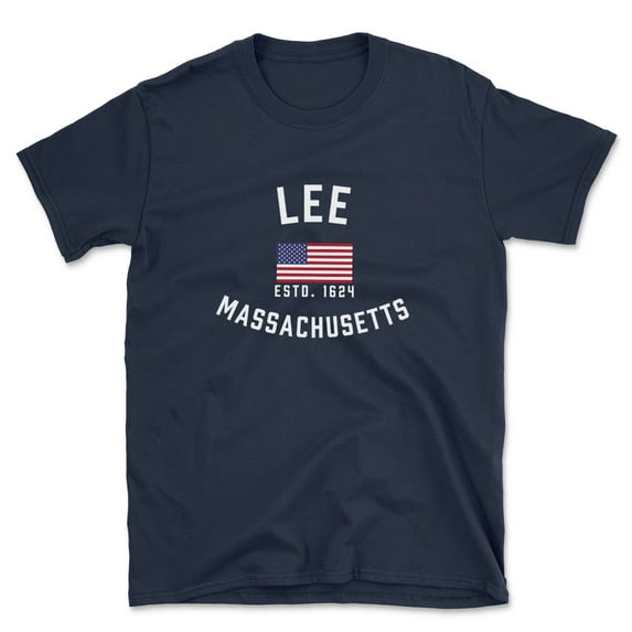 Lee Massachusetts Patriot Men's Cotton T-Shirt