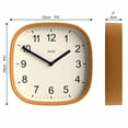thumbnail image 4 of Reloj de pared JONES CLOCKS® Sprite Modern Retro 25 cm amarillo, 4 of 8