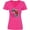 Hot Pink, variant on Inktastic Black History Month Forever in My Heart Ink Print Africa Women's V-Neck T-Shirt