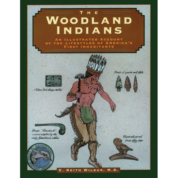 Illustrated Living History Woodland Indians, (Paperback)