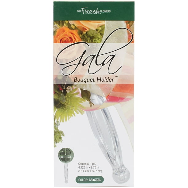 Gala Bouquet Holder W/Artesia Wet Foam 4"X9"