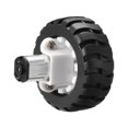 thumbnail image 2 of Motor Micro Engranado N20 12V 600RPM con Rueda de Goma para Robot Coche Inteligente, 2 of 4