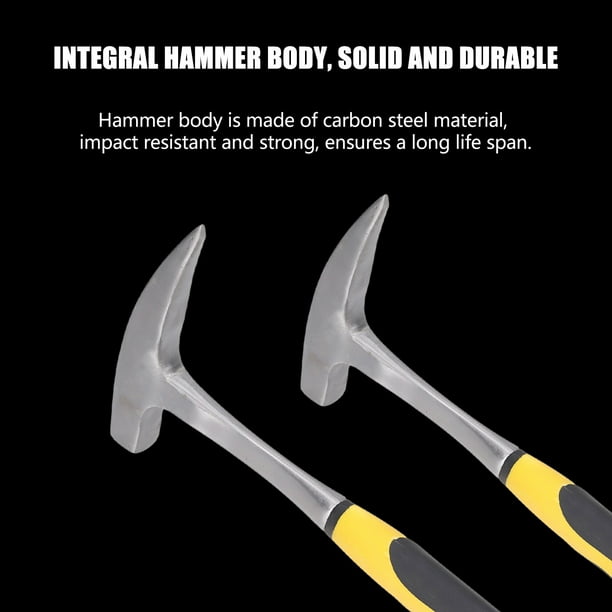 Rock Pick Hammer, Pointed Head Hammer, Geological Hammer Brick