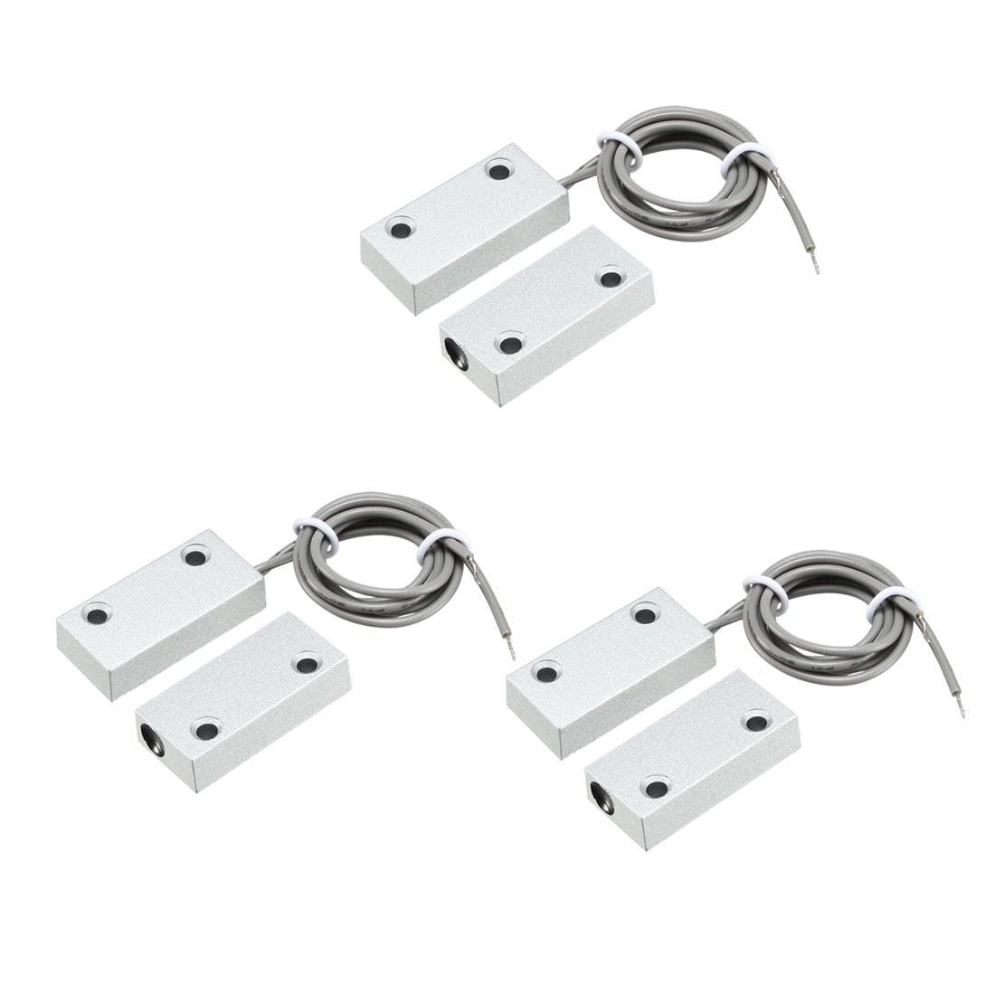 3pcs Mc 51 Nc Alarm Security Rolling Gate Garage Door Magnetic