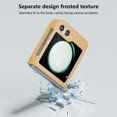 thumbnail image 6 of SaniMore for Samsung Z Flip 5 Case, Slim Fit Cover with Hinge Protection & Lens Protector Compatible with Samsung Galaxy Z Flip 5 2023, Softpeach, 6 of 7