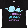thumbnail image 4 of Inktastic My Nonni Whale-y Loves Me Boys or Girls Baby Bodysuit, 4 of 5