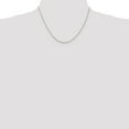 thumbnail image 2 of 14k White Gold 18 Inch 1.5mm Rope Chain Necklace Pendant Charm, 2 of 9