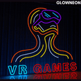 thumbnail image 2 of Glowneon VR Games Neon Sign, Man Wear VR Glasses Led Sign, Game Decor, 2 of 5