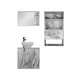 thumbnail image 1 of Combo Gabinete De Baño CHICAGO Sobre WC Y Con Botiquín., 1 of 6