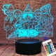thumbnail image 1 of Lámpara One Piece luz nocturna con control remoto inteligente LED 3D suyoo 16 colores, 1 of 5