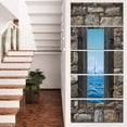 thumbnail image 1 of Window Open To Sailing Boat - Seascape Canvas Art Print, 1 of 3