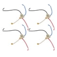 thumbnail image 2 of Ceiling Fan Light Switch, 4Pcs 250V 125V Replacement Lamp Pull Chain Switch Petal Handle  For Wall Sconces Gold, 2 of 8