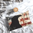 thumbnail image 5 of Yiaed Wood Grain Bald Eagle Print Brushed Microfiber Envelope Pillowcases, Standard,Envelope Closure Pillow Cases(No pillow core)-20"x30", 5 of 6