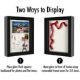 thumbnail image 4 of Marco Shadow Box, diseño plano americano, 20 x 25 cm, color negro, 4 of 5
