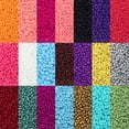 thumbnail image 5 of 1000 cuentas de arroz de vidrio de color sólido de 2/3/4 mm, cuentas redondas de semillas para hacer joyas, pulseras, pendientes, accesorios de cuentas, 5 of 5