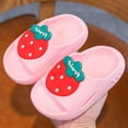 thumbnail image 2 of CAICJ98 Kids Slides Boys Girls Toddler Lightweight Sandals Flip Flops Comfy Shower Slippers Beach Garden Shoes Pink,9 (2.5-3 Years), 2 of 7