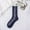 Blue, variant on AXXD Womens Compression Socks, Cute Coloer Lace Flowers Breathable Non-Slip Combed Cotton Middle Socks