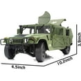 thumbnail image 5 of Military Truck, 1/18 Scale Armored Car Model Toy, Car Metal Die Cast Military Battlefield Vehicle, 5 of 7