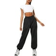 thumbnail image 2 of Qiylii Women Young Girl Sports Style Beam Feet Pant Casual Sweatpants, 2 of 6