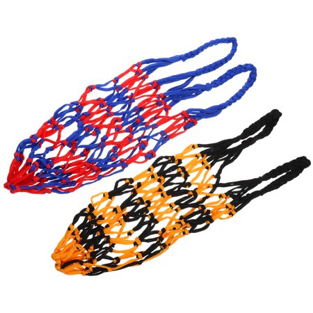 UPOUART 2Pcs Nylon Bag for Basketball Ball Storage in Stadiums Assorted Color for Sports Enthusiasts for Fan Gear