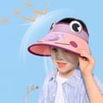 thumbnail image 2 of CHUMUD Kids USB Powered Fan Sun Hat, Cartoon Frog Wide Brim UPF 50+ Cooling Hat with Charging Cable, Breathable Outdoor Hat for Boys 4-12 Years Old, 2 of 6