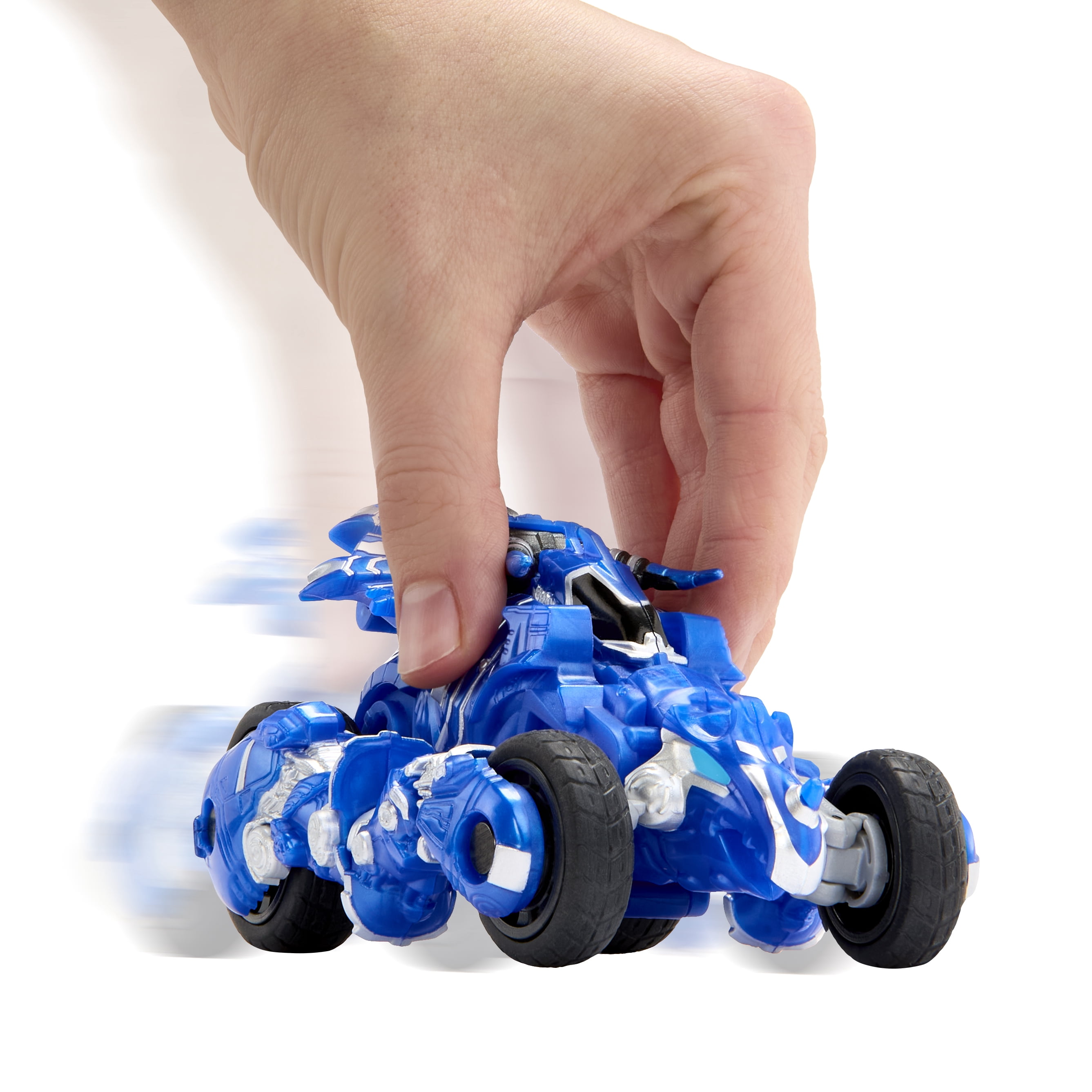 Armorsaurs Evolver Cobalt Transforming Dinosaur to Vehicle Toy, 2-in-1 Dino Figure with Multi-Step Conversion, Kids, Boys, Girls, Ages 6+
