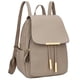 thumbnail image 1 of Mochila KKXIU Trendy Leather para mujer A-Khaki, 1 of 7