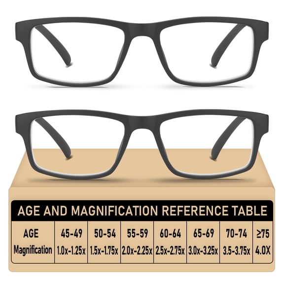 2 Pack Reading Glasses,Quality Blue Light Blocking Reading Glasses,Filter UV Ray/Glare Computer Readers,Stylish Lightweight Spring Hinges Eyeglasses for Women Men(2-pack Black,1.0)