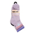 thumbnail image 2 of MUK LUKS Women's Dream Step Quarter Crew Socks, 4 Pair Pack, 2 of 5