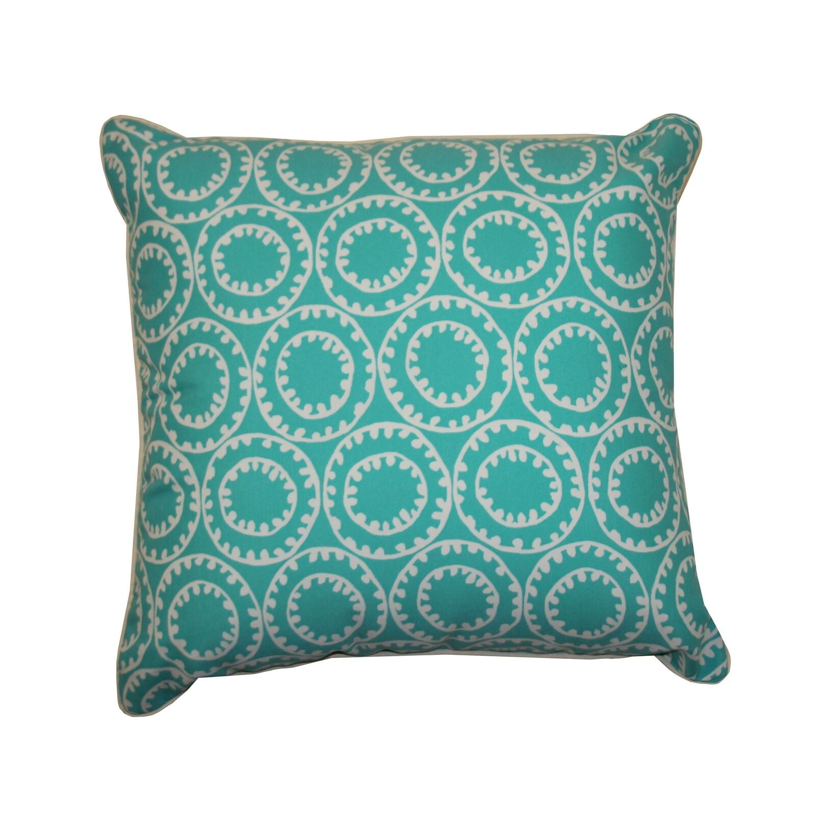 20 x 20inch Dunkin Turquoise Throw Pillow